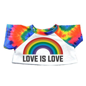 LOVE Is LOVE T-shirt | Fits BAB & 14 to 16 Inch Stuffed Animals | Teddy Bear Outfit | Plushie Clothing