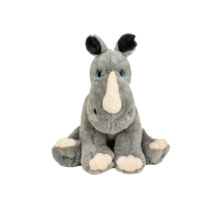 RECORDABLE RHINOCEROS Stuffed Animal, 16" Plushie, Ultrasound Plush, Memorial Bear, Military Deployment, Personalized, Easter Gift
