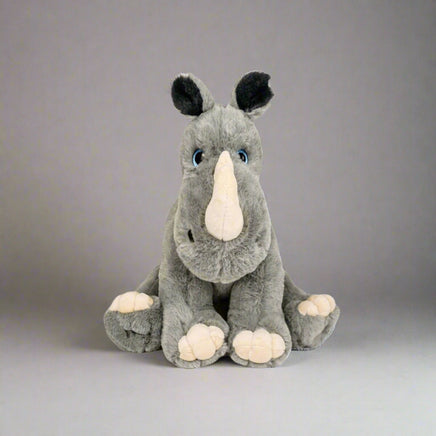WEIGHTED RHINOCEROS Stuffed Animal, 16" Plushie, Sensory Comfort Toy, Anxiety Calming Plushie, Emotional Support Pet, Cuddly, Christmas Gift
