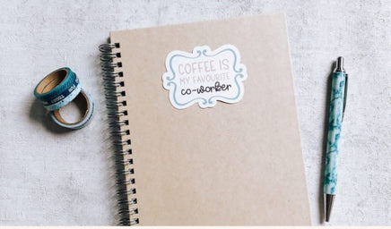 COFFEE 10 Piece Waterproof STICKER PACK for Laptops, Water Bottles, Notebooks and more