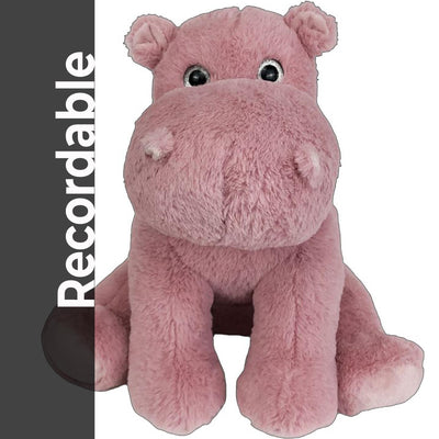 Recordable HIPPO Stuffed Animal β Personalized Gift β Eco Friendly