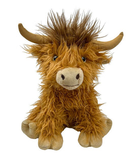 HIGHLAND COW Stuffed Animal, 16" Plushie, Make your Own Stuffie, Soft and Cuddly, DIY Kit
