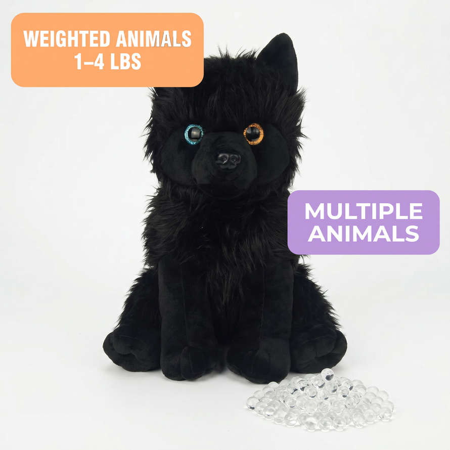 Weighted Plush Animals