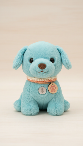 Robin's Egg Puppy with Audio Button