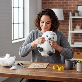 OWL Stuffed Animal, 16" Plushie, Make your Own Stuffie, Soft and Cuddly, DIY Kit