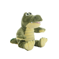 Alligator plush stuffed animal, 8 inch voice recorder