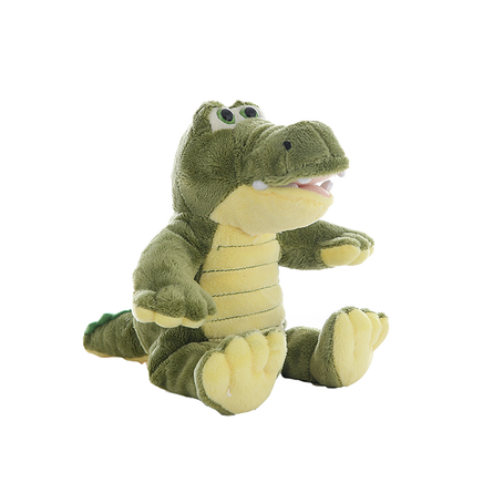 Alligator plush stuffed animal, 8 inch voice recorder