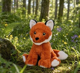 Fox Stuffed Animal, 16" DIY Plush Kit | Sew-Free | Make Your Own