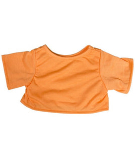 ORANGE Stuffed Animal T-shirt | Fits BAB & 14 to 16 Inch Plush Animals | Plushie Clothing | Stuffed Animal Accessory