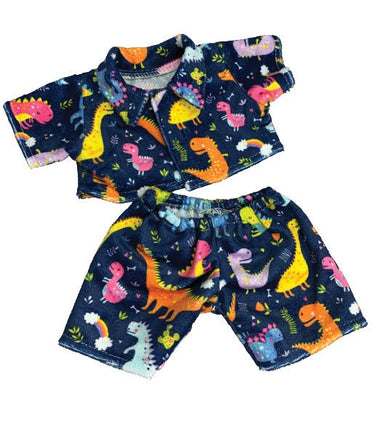 DINOSAUR PJs Stuffed Animal Outfit | Fits BAB & 14 to 16 Inch Plush Animals | Plushie Clothing | Stuffed Animal Accessory