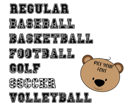 CUSTOM JERSEY Hoodie | Fits 14 to 16 Inch Stuffed Animals | Teddy Bear Outfit | Plushie Hoodie