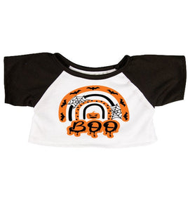 BOO HALLOWEEN T-shirt | Fits BAB & 14 to 16 Inch Stuffed Animals | Teddy Bear Outfit | Plushie Clothing