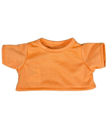 ORANGE Stuffed Animal T-shirt | Fits 6 to 8 Inch Plush Animals | Plushie Clothing | Stuffed Animal Accessory