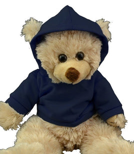 BLUE Hoodie | 16-inches | Fits BAB | Teddy Bear Outfit | Plushie Clothing | Stuffed Animal Accessory