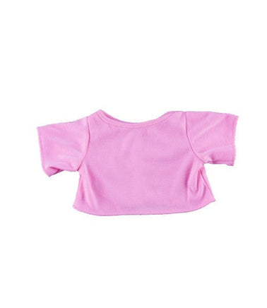 LIGHT PINK Stuffed Animal T-shirt | Fits 6 to 8 Inch Plush Animals | Plushie Clothing | Stuffed Animal Accessory