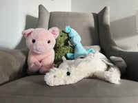 SEAHORSE Stuffed Animal, 16" Plushie, Make your Own Stuffie, Soft and Cuddly, DIY Kit