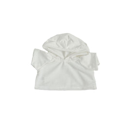 White Hoodie for 8in Plush — Soft Plushie Outfit
