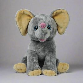 RECORDABLE ELEPHANT Stuffed Animal, 16" Plushie, Ultrasound Plush, Memorial Bear, Military Deployment, Personalized, Easter Gift
