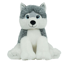 RECORDABLE HUSKY Stuffed Animal, 16" Plushie, Ultrasound Plush, Memorial Bear, Military Deployment, Personalized, Easter Gift