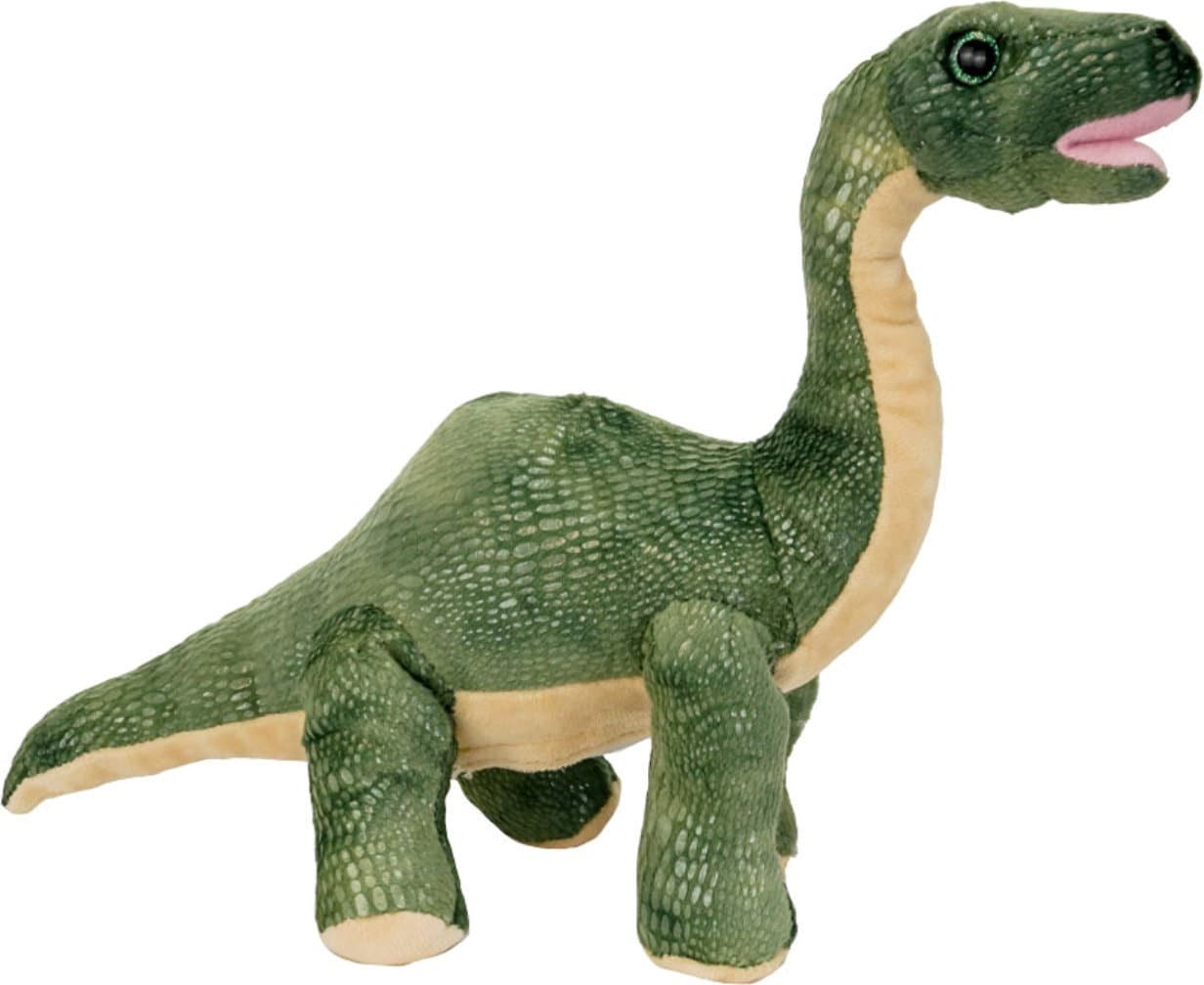 BRONTOSAURUS STUFFED Animal, 8 Inches, Order Stuffed or Unstuffed With a Fiber Pack, Teddy Bear Plushie, DIY Kit
