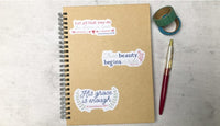 Bible Verse Sticker Pack - 10 Waterproof Vinyl Decals