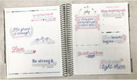Bible Verse Sticker Pack - 10 Waterproof Vinyl Decals