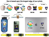 Bee Waterproof Sticker Pack — 10 Vinyl Stickers