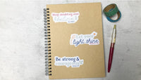 Bible Verse Sticker Pack - 10 Waterproof Vinyl Decals