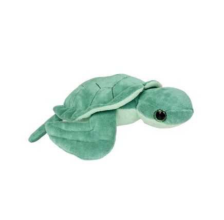 SEA TURTLE Stuffed Animal, 16" Plushie, Make your Own Stuffie, Soft and Cuddly, Recycled Fabric, DIY Kit