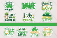 ST Patricks Day 10 Piece Waterproof STICKER PACK for Laptops, Water Bottles, Notebooks, Journals and more