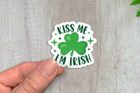 ST Patricks Day 10 Piece Waterproof STICKER PACK for Laptops, Water Bottles, Notebooks, Journals and more