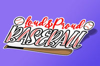 Baseball Waterproof Sticker Pack — 10 Vinyl Decals