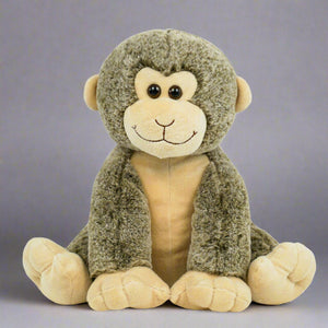 WEIGHTED MONKEY Stuffed Animal, 16" Plushie, Sensory Comfort Toy, Anxiety Calming Plushie, Emotional Support Pet, Cuddly, Easter Gift