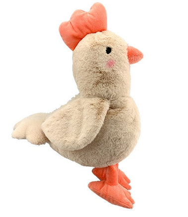 RECORDABLE CHICKEN Stuffed Animal, 16" Plushie, Ultrasound Plush, Memorial Bear, Military Deployment, Personalized, Easter Gift