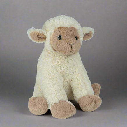 WEIGHTED LAMB Stuffed Animal, 16" Plushie, Sensory Comfort Toy, Anxiety Calming Plushie, Emotional Support Pet, Cuddly, Easter Gift