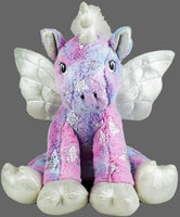 STARDUST UNICORN Stuffed Animal, 16" Plushie, Make Your Own Stuffie, Soft and Cuddly, DIY Kit