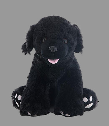 WEIGHTED BLACK LABRADOR Stuffed Animal, 16" Plushie, Sensory Comfort Toy, Anxiety Calming Plushie, Emotional Support Pet, Cuddly, Gift