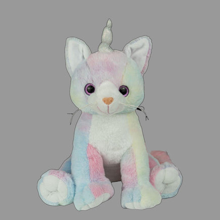 WHIMSICAL CAT Stuffed Animal, 16" Plushie, Make your Own Stuffie, Soft and Cuddly, DIY Kit