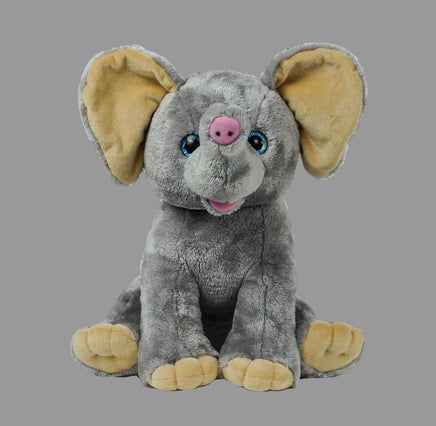 ELEPHANT Stuffed Animal, 16" Plushie, Make your Own Stuffie, Soft and Cuddly, DIY Kit