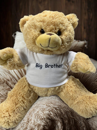 Custom Embroidered Plushie T-shirt for 16" Stuffed Animals - Choice of Color & Font