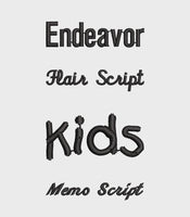 Personalized NAME Embroidery Plush, Custom Font & Thread Color