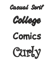 Custom Embroidered Plushie T-shirt for 16" Stuffed Animals - Choice of Color & Font