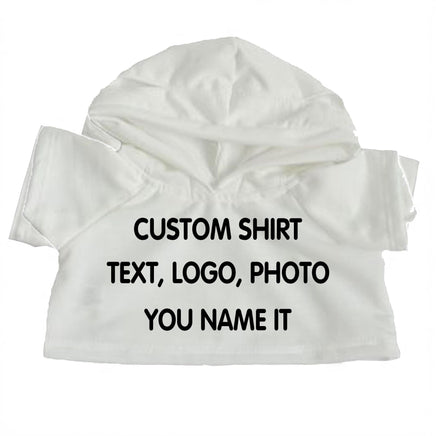 Custom Plushie Hoodie | Fits 14-16 Inch Stuffed Animals, Teddy Bear Clothing