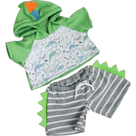 Dino Hoodie for 16 Inch Plush & BAB — Cozy Outfit