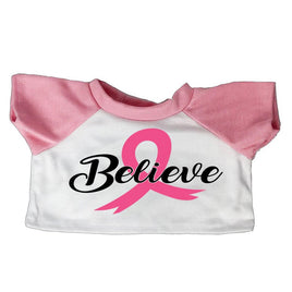 Breast Cancer Believe Shirt — 14-16 in Plush Fit