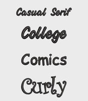 Personalized Embroidered NAME Lovey - Choice of Name, Font and Thread Color