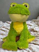 FROG Stuffed Animal, 16" Plushie, Make your Own Stuffie, Soft and Cuddly, DIY Kit
