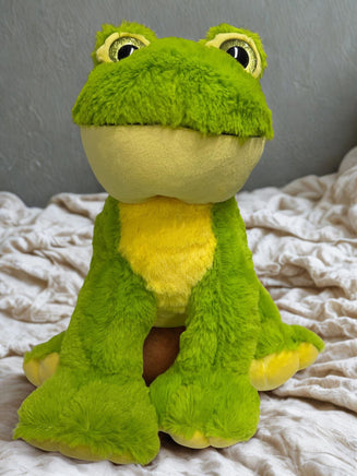 FROG Stuffed Animal, 16" Plushie, Make your Own Stuffie, Soft and Cuddly, DIY Kit