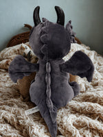 SPARKLE DRAGON — Stuffed or DIY Kit, Themed Inserts & Birth Certificate — 16 inches