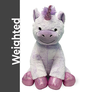 Weighted UNICORN Plush — Calming Sensory Keepsake — 16 Inches